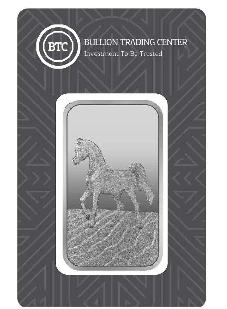 BTC 50g Silver Ingot- Horse - Image 1